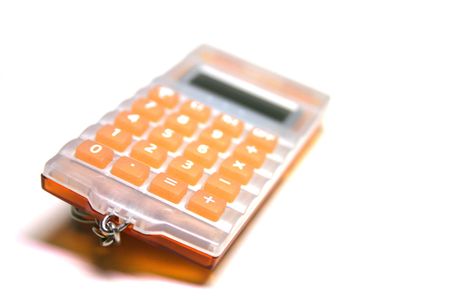 Orange Calculatorの写真素材