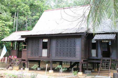 Traditional Malay Houseのeditorial素材