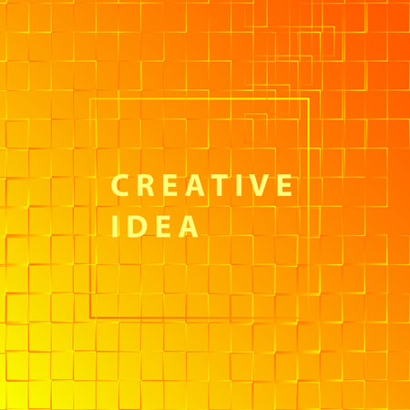 Pixel background. The concept of games background. Squares pattern background. Minecraft concept. Vector illustration. Light Green vector abstract textured polygonal background. Yellow pixelのイラスト素材
