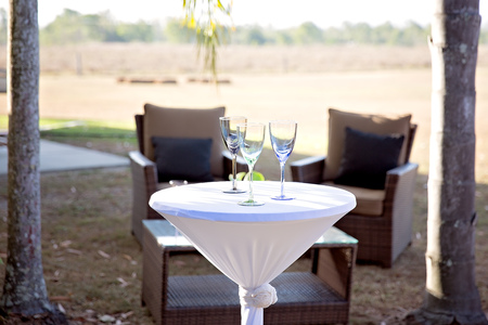 Wedding Reception Table Decoration Detailの写真素材