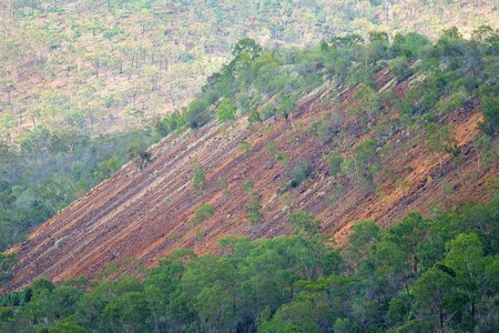 Rejuvenation of the overburden at the closed Mt Morgan gold mineの写真素材