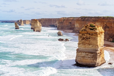 The Twelve Apostles on The Great Ocean Road in Victoria Australia - Famous landmarkの写真素材