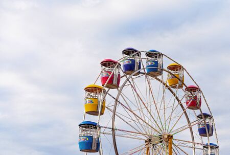 MACKAY, QUEENSLAND, AUSTRALIA - JUNE 16TH 2019: Ferris wheel ride at Pioneer Valley Country Showのeditorial素材