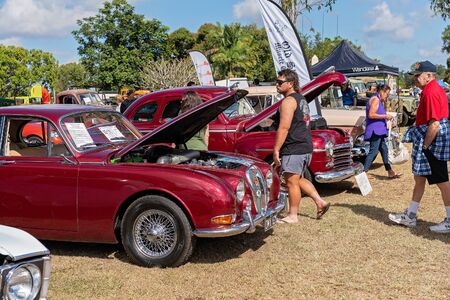 Mackay, Queensland, Australia - September 1, 2019: Dad's Day In The Valley classic custom car display to celebrate Fathers Dayのeditorial素材