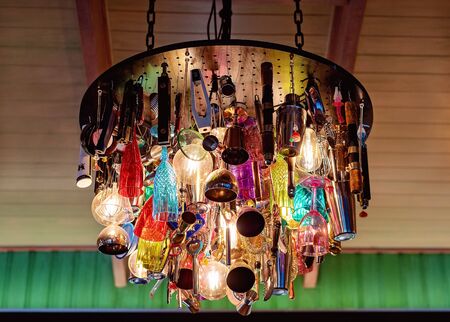 Palmview, Queensland, Australia - 20th September 2019: Inside the colorful hotel known as the Pub At Aussie Worldのeditorial素材