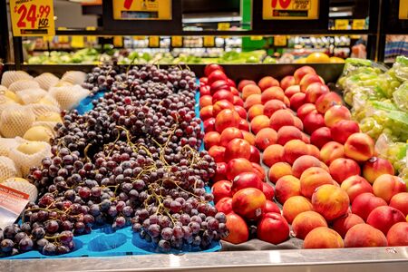 Brisbane, Queensland, Australia - 28th September 2019: Fresh fruit for sale at a supermarketのeditorial素材