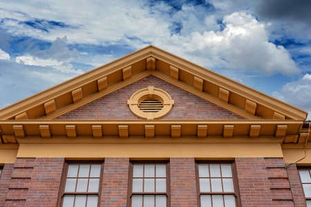 Mackay, Queensland, Australia - May 2020: Restored court house architecture in the city, heritage listedのeditorial素材