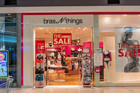 Townsville, Queensland, Australia - June 2020: Bras N Things store in Stockland Shopping Centreのeditorial素材