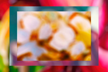 Blurred colorful layered abstract background for use as wallpaperの写真素材