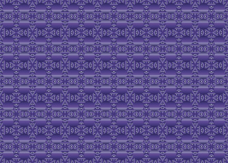 Purple geometric pattern with white accents small scale seamless repeating.