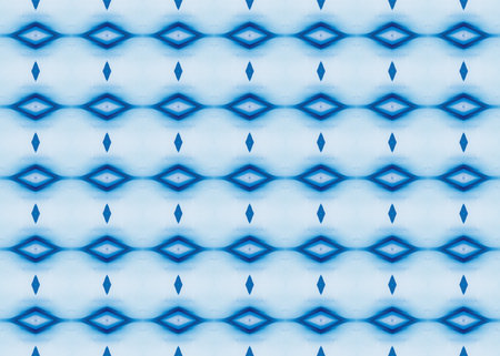Blue toned small scale seamless repeat shapes pattern.