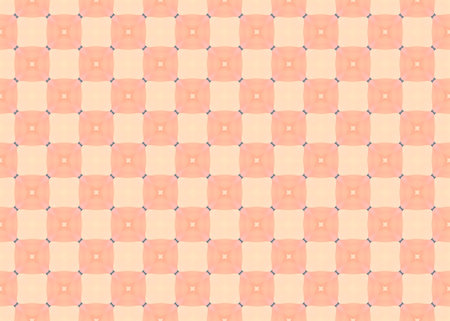 Seamless repeat pattern of soft pastel orange squares