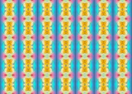 Soft painterly quilt fabric in pink, yellow and blue pastel seamless geometric repeating pattern....