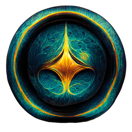 Synchrotron radiation by slowly rotating fermions ultra realistic, detailed, ornate - ai generated...