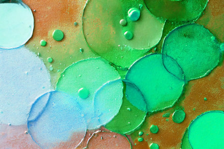 Textured abstract shapes background, colorful art design to print on stationery and invitations. Creative illustration useful as digital wallpaper.の写真素材