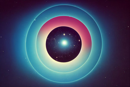 Creative illustration of a quark, which is a type of elementary particle and a fundamental...