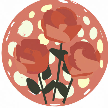Trendy graphic illustration with an elegant muted color palette. Minimilistic Boho flat floral style.の写真素材