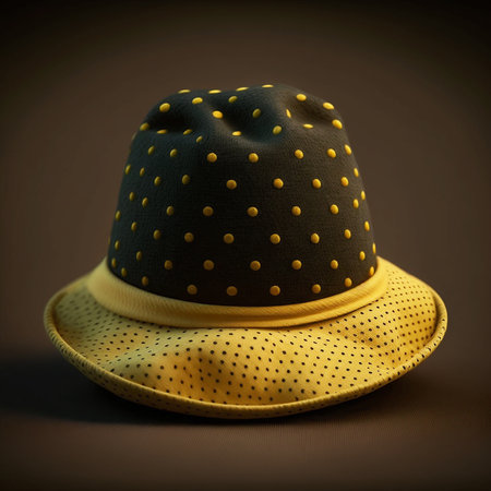 A decorative hat with a purpose, isolated illustrationの素材