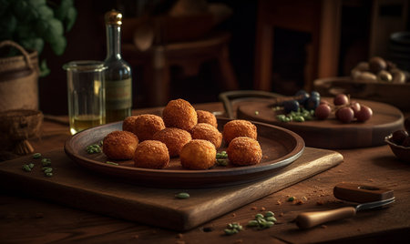 Delicious healthy food ready to eatの素材