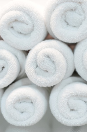 bath towelsの写真素材