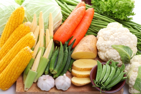 fresh vegetablesの写真素材