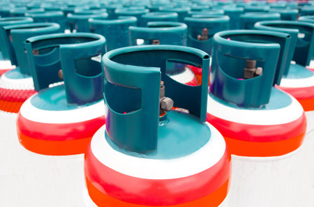 Many of the Gas tanks, Propane-butane