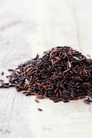 Raw Riceberry riceの写真素材