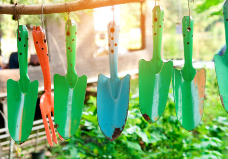 Garden tool, colorful