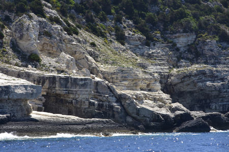 Corfu, Greece Ionian Islands 2018 Vacation Summerの写真素材