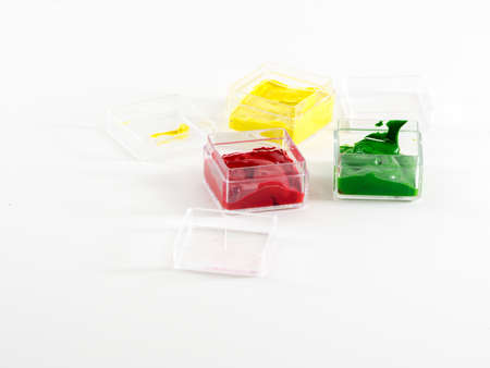 watercolor boxの写真素材
