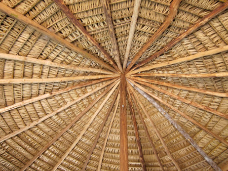 Thatched Roofの写真素材