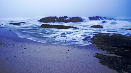 Stormy seaの写真素材