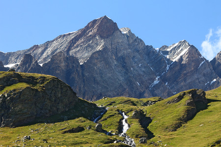 Breuil Cervinia landscapeの写真素材