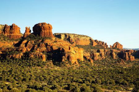 Beautiful Red Stone Cliffs Sedona, Arizonaの写真素材
