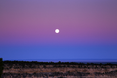 Colorful Sky Over the Grand Canyon National Park, Arizonaの写真素材