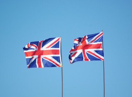Union Jack flags