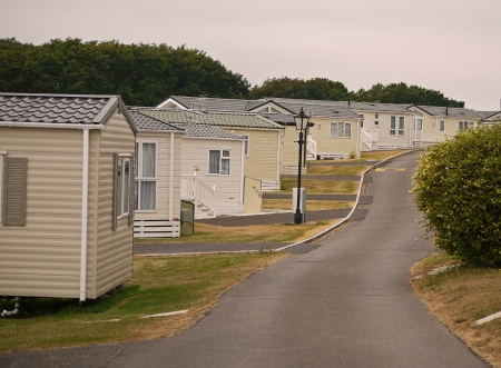 Caravan holiday parkの写真素材