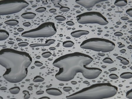 Water raindrops on glassの写真素材
