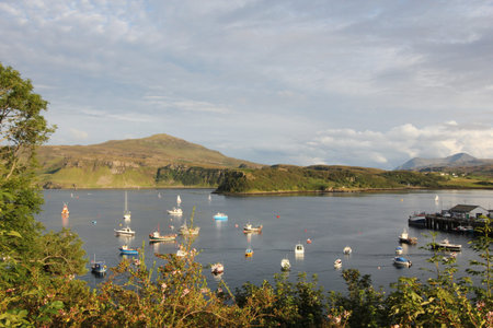 View of Portree Harbour, Isle of Skye, Scotland