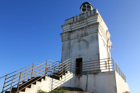 Lighthouse at Shelley Point, Western Cape, South Africaの写真素材