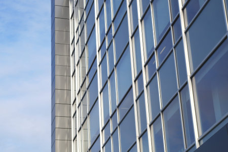 office building modern architecture windows work skyscraper