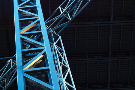 backstage vip concert metal beam structure backgroundの写真素材