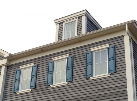 house skylight building window residential facade architectureの写真素材
