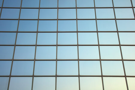 building windows square pattern background office skyscraper