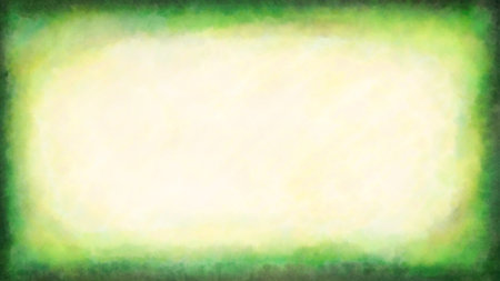 Vibrant Green Aquarelle Gradient Background with Soft Flowing Paper Textureの写真素材