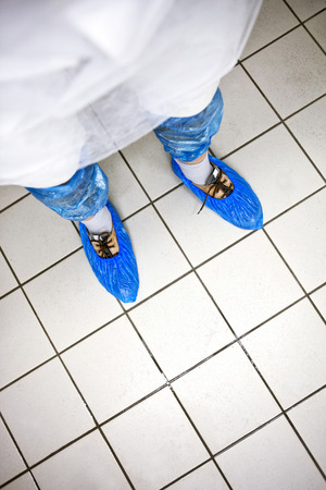 Sanitary protection of clothes in a hospitalの写真素材