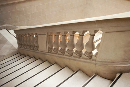Interior of a classic French mansionの写真素材