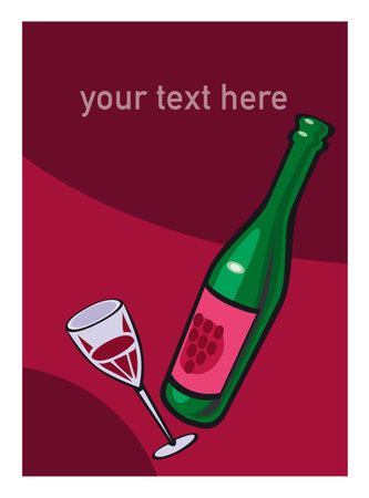 Promotional poster for supermarket productのイラスト素材