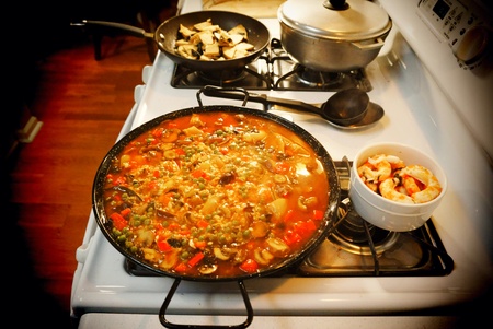 Home Paellaの写真素材