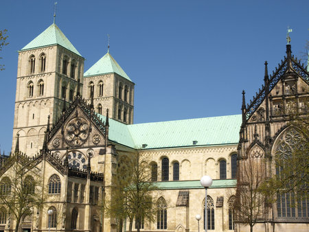 Saint Paul's Cathedral in Munster in Germany      の写真素材